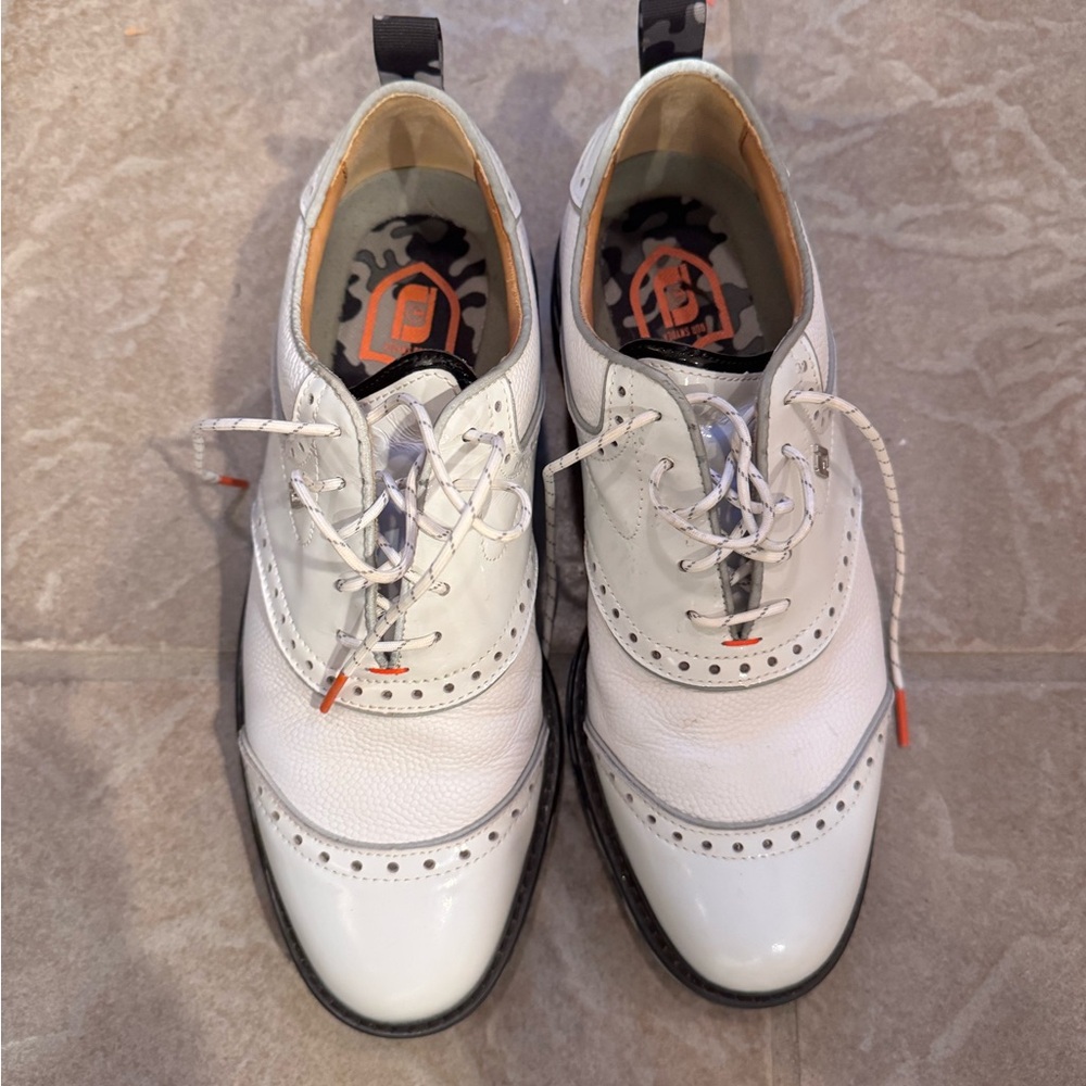 Footjoy X Todd Snyder premiere golf shoes